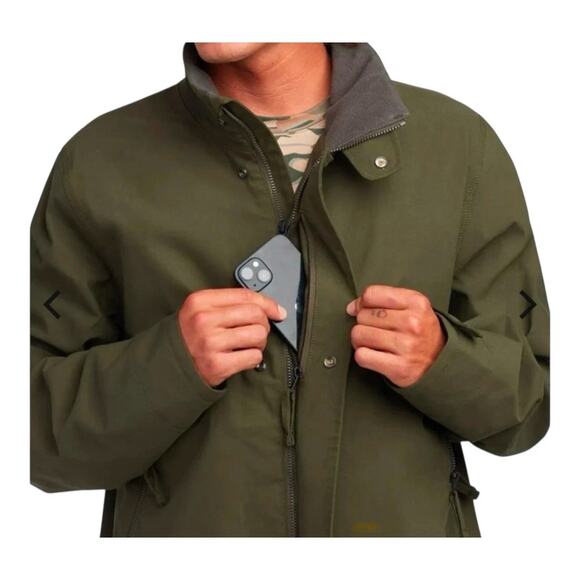 Dakine A-1 Snowboard Shell Jacket Deep Grounds Green XL Men's - Picture 2 of 8